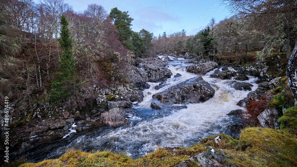 Achness Falls, River Cassley Achness Falls, River Cassley