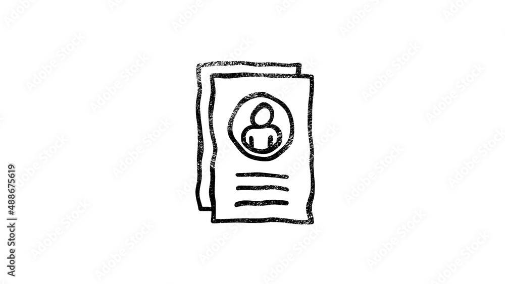 Hand draw business icon on dark background. Marketing network. Money line icon. Motion graphics. Hand draw business icon on dark background. Marketing network. Money line icon. Motion graphics.