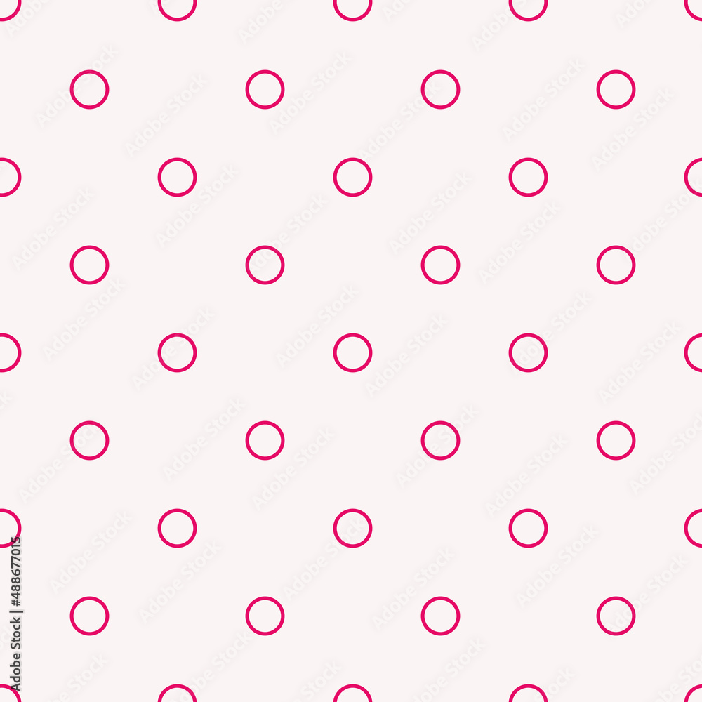 Seamless pattern with circles. Abstract geometric pattern with pink circles. Geometric pastel background with cute confetti. Seamless pattern with circles. Abstract geometric pattern with pink circles. Geometric pastel background with cute confetti.