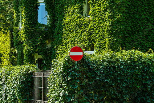 Wallpaper Mural No vehicles are allowed to enter Torontodigital.ca