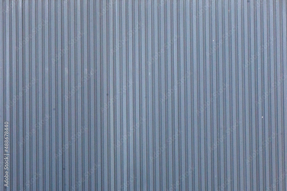 Fototapeta premium Periwinkle colors molding installed on the exterior wall of the building