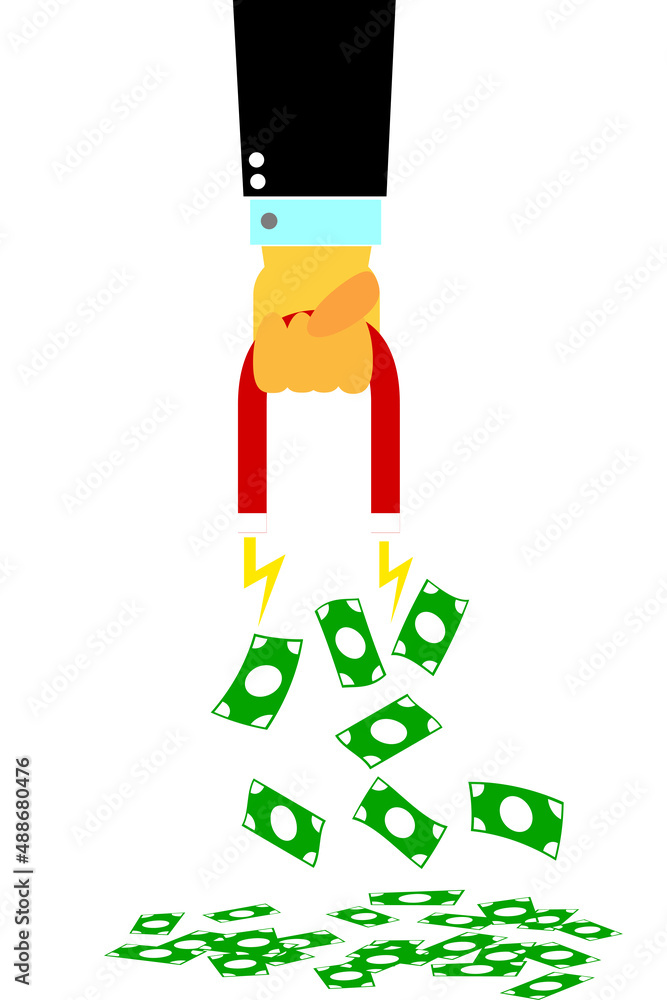 Simple Vector Illustration, how to reach money