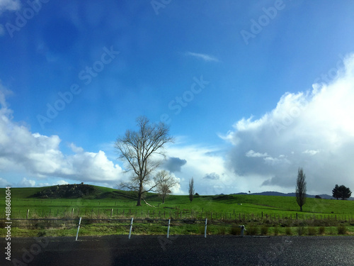 landscape with clouds