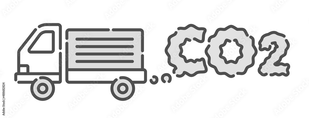 Co2を排出する車のベクターイラスト Stock Vector Adobe Stock Co2を排出する車のベクターイラスト Stock Vector Adobe Stock