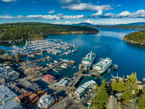 Aerial Friday Harbor