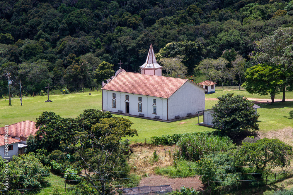 Cunha, church in the village