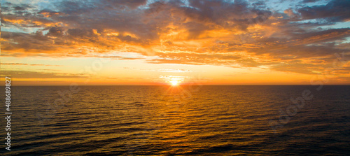 Sunrise Sunset over Ocean