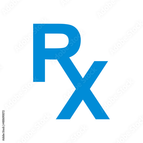RX logo vector on white background
