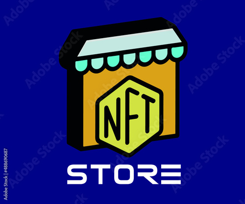 NFT store, non fungible token sell and buy art on market place