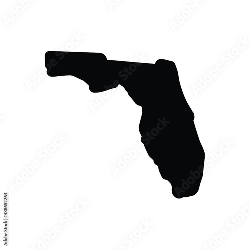 Black solid icon for miami