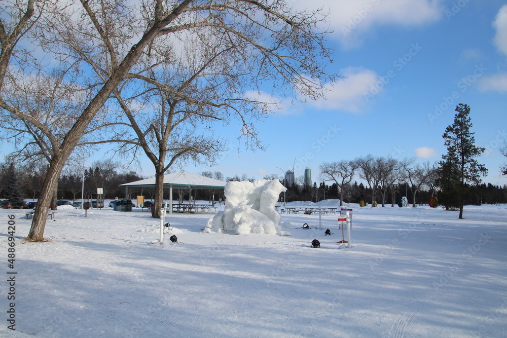 Land Of Snow, William Hawrelak Park, Edmonton, Alberta Land Of Snow, William Hawrelak Park, Edmonton, Alberta