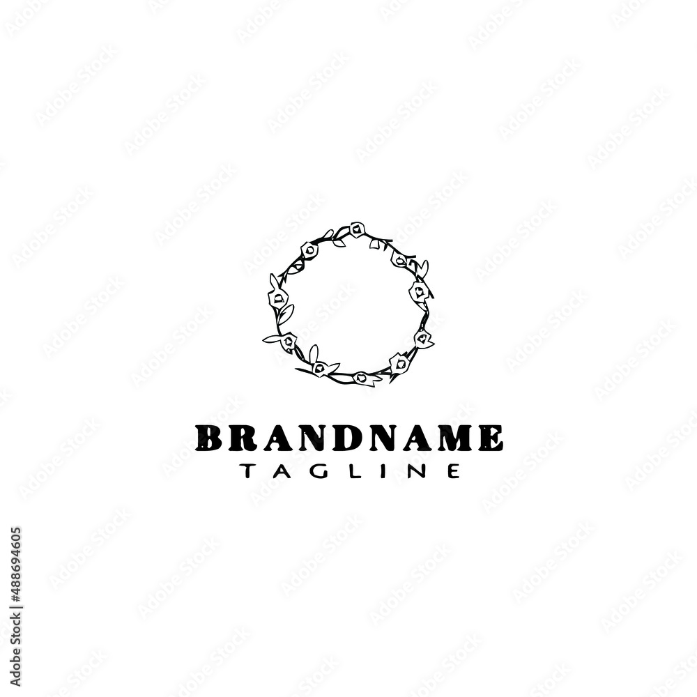 frame logo cartoon icon design template black isolated vector frame logo cartoon icon design template black isolated vector
