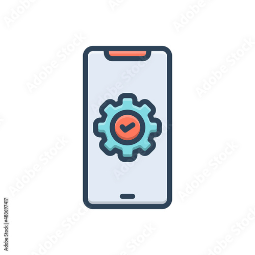 Color illustration icon for Oem