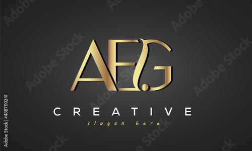 AEG creative luxury logo design photo