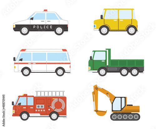 色々な働く車　セット