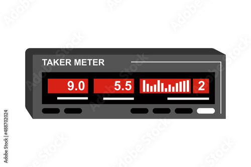 meter taxi icon