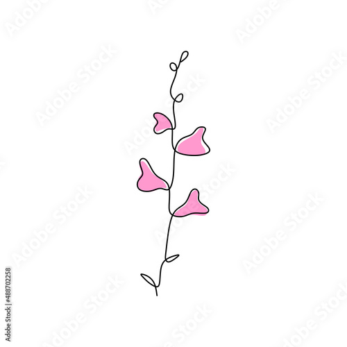One continuous single line ...