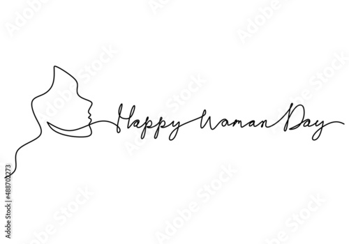 One continuous single line ...