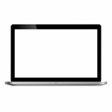 Laptop with blankLaptop with blank screen