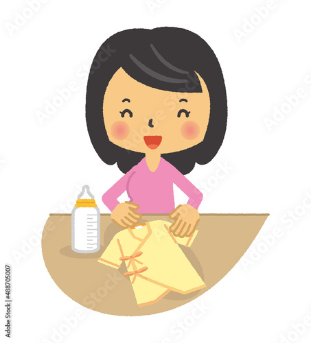 妊娠　妊婦　マタニティ　三頭身
