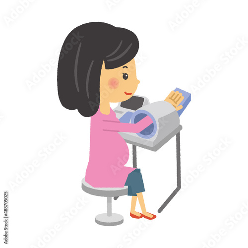 妊娠　妊婦　マタニティ　三頭身
