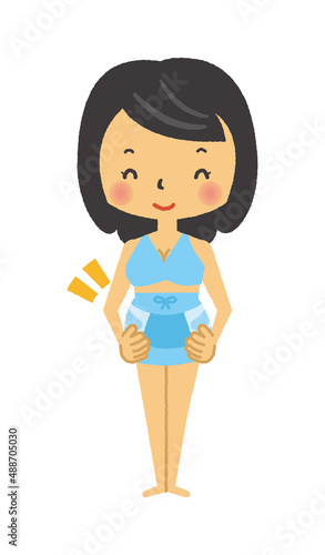 妊娠　妊婦　マタニティ　三頭身
