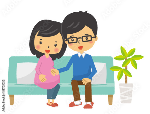 妊娠　妊婦　マタニティ　三頭身