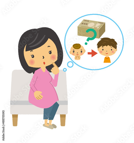 妊娠　妊婦　マタニティ　三頭身
