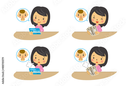 妊娠　妊婦　マタニティ　三頭身