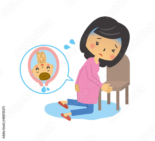 妊娠　妊婦　マタニティ　三頭身