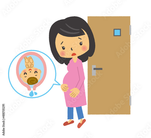 妊娠　妊婦　マタニティ　三頭身