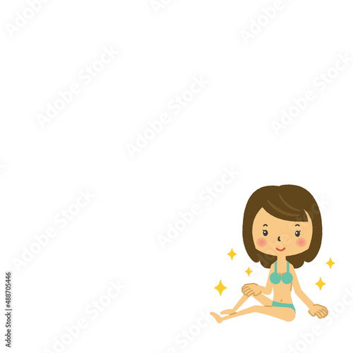人　三頭身　イラスト