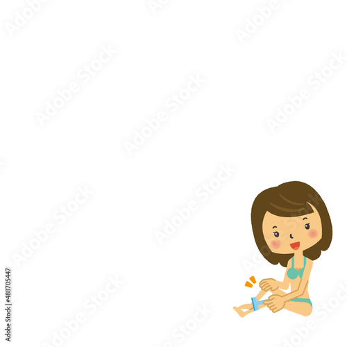 人　三頭身　イラスト