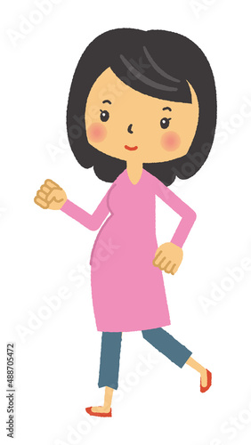 妊娠　妊婦　マタニティ　三頭身