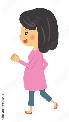 妊娠　妊婦　マタニティ　三頭身