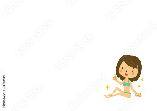 人　三頭身　イラスト