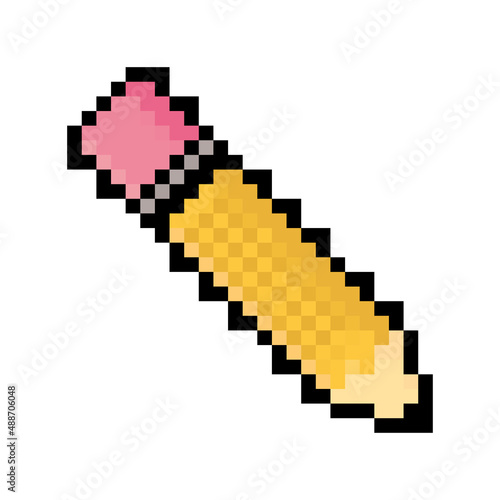 pencil pixel icon