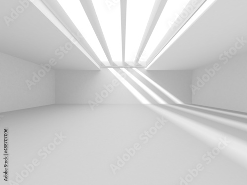 Abstract White Architecture Design Concept