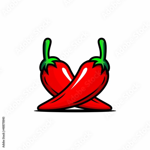 red chili design vector, cayenne pepper