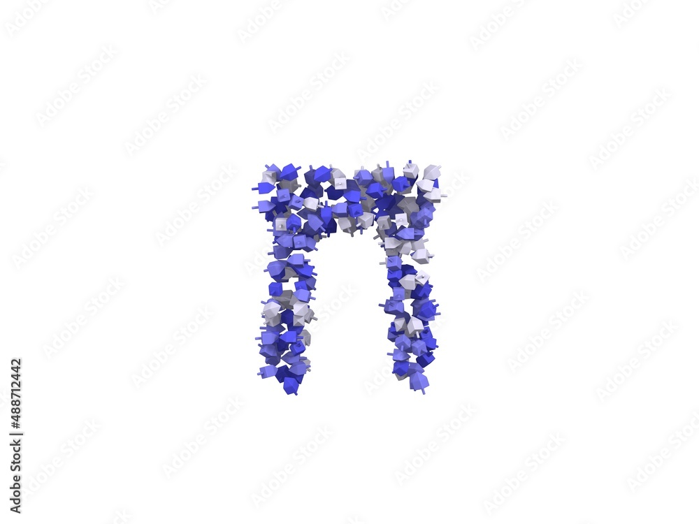 Hebrew Dreidel Themed Font Chet Hebrew Dreidel Themed Font Chet