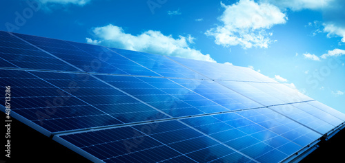 solar panels, renewable energy source