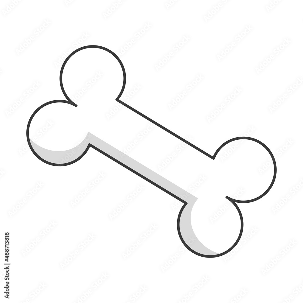 bone flat icon bone flat icon