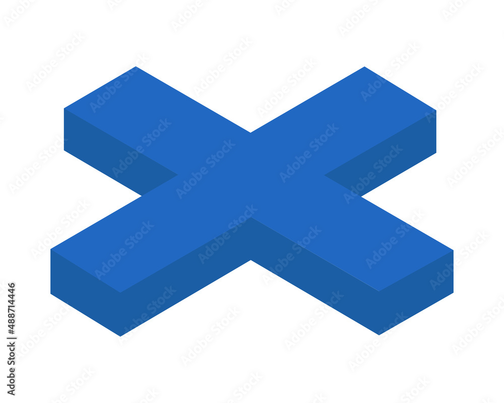 Fototapeta premium blue medical cross