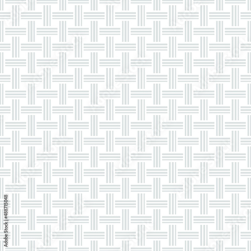 Rattan weave patterns. Seamless pattern vector collection.