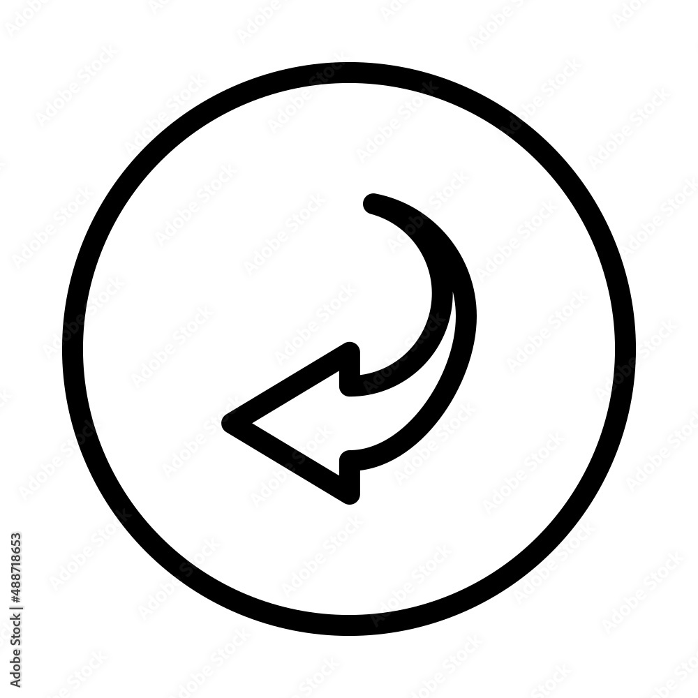 arrow turn left icon arrow turn left icon