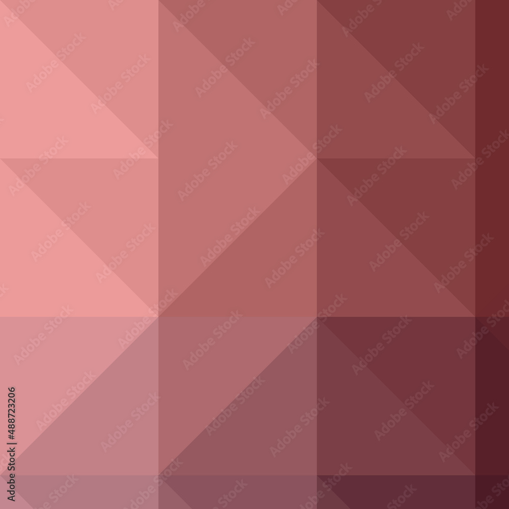 Fototapeta premium Abstract color Low-Polygones Generative Art background illustration