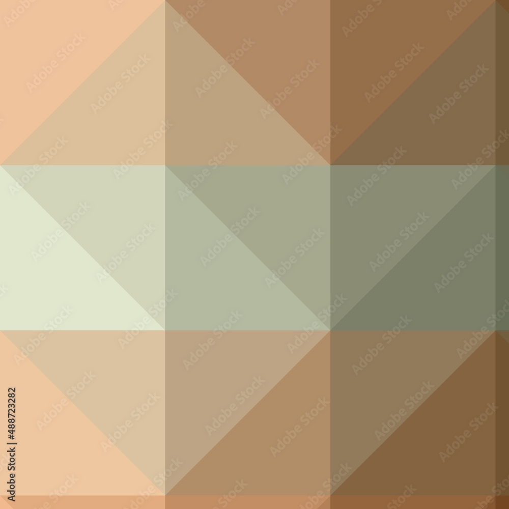 Fototapeta premium Abstract color Low-Polygones Generative Art background illustration