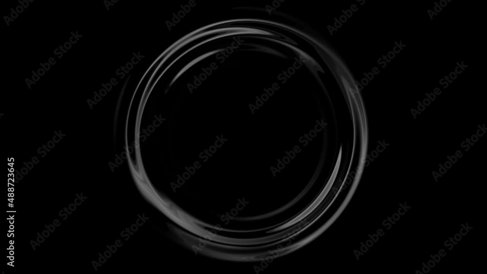 White water wave ripple effect transparent channel top view