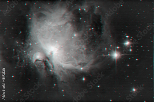 3D stereoscopic Orion Nebula