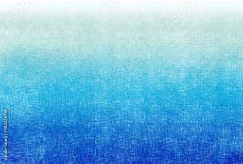 背景素材_色鉛筆_青